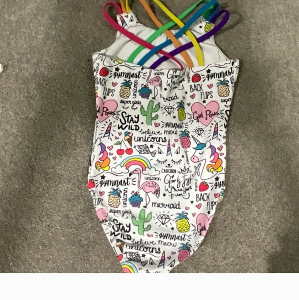 Destira Gymnastics Leotard- Fits Like  Child Medium